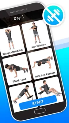 Men Workout at Home android App screenshot 5